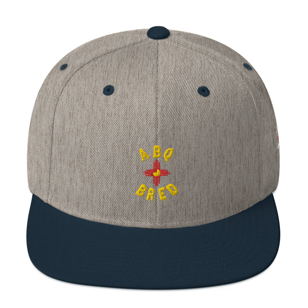 ABQ Bred - Yellow Red Snapback Hat