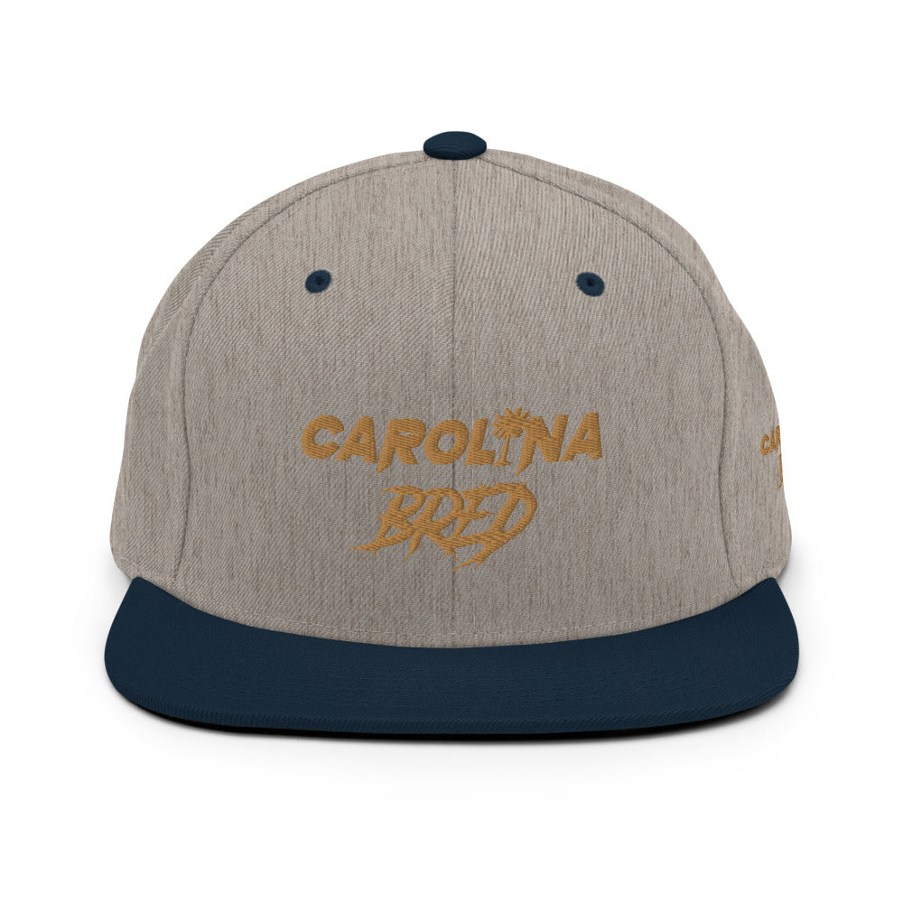 Carolina Bred - Gold Trim Snapback Hat *