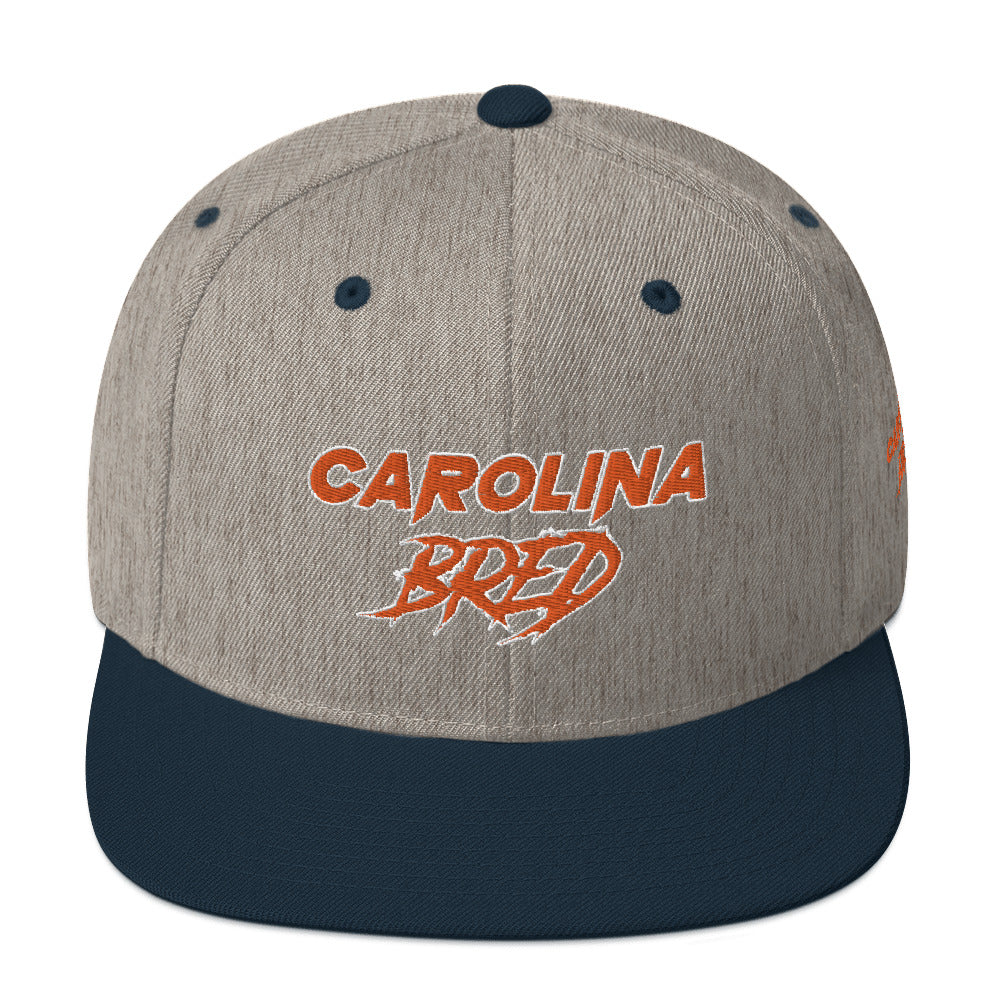 Carolina Bred - Orange Trim Snapback Hat