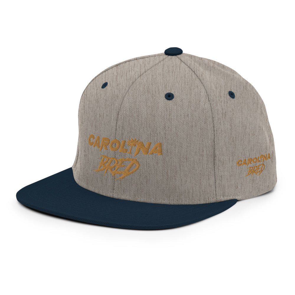 Carolina Bred - Gold Trim Snapback Hat *
