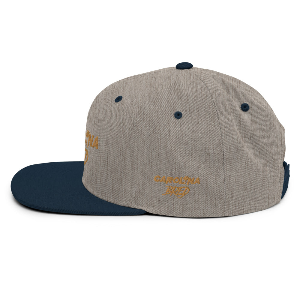 Carolina Bred - Gold Trim Snapback Hat *