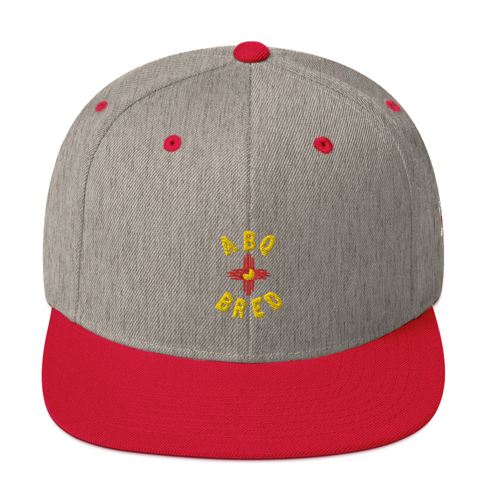 ABQ Bred - Yellow Red Snapback Hat