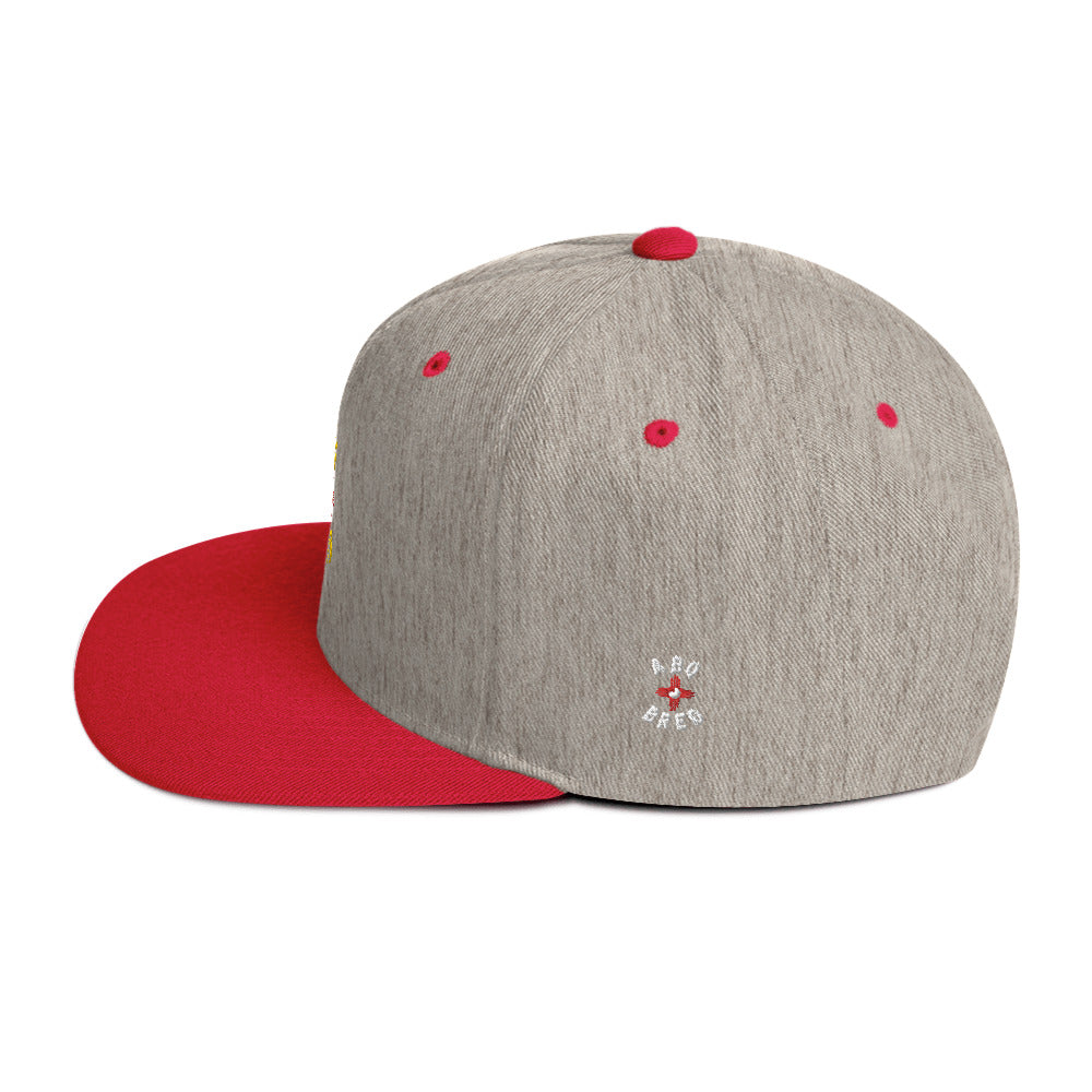 ABQ Bred - Yellow Red Snapback Hat