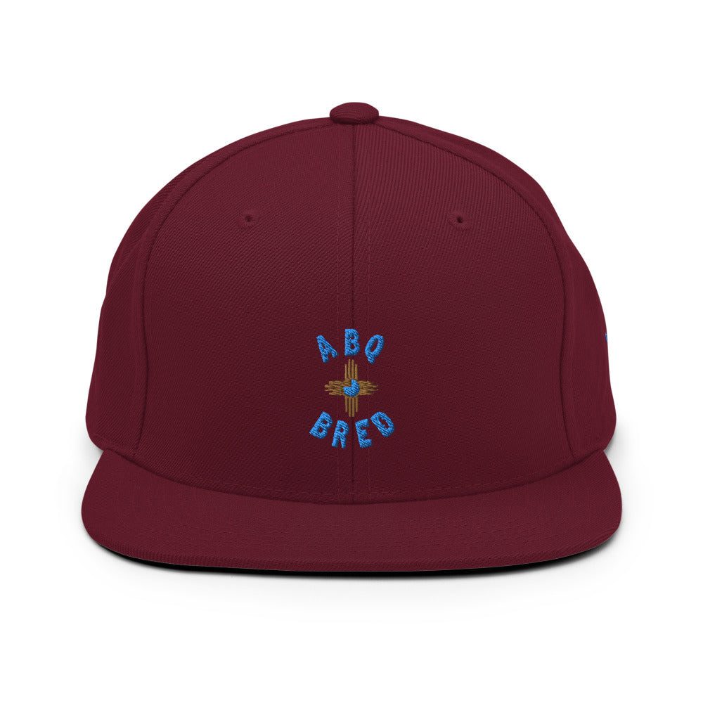 ABQ Bred - Blue Gold Snapback Hat *