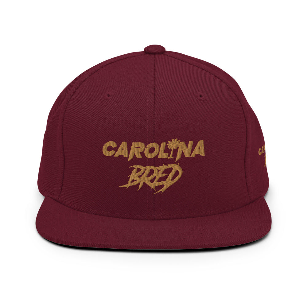 Carolina Bred - Gold Trim Snapback Hat *
