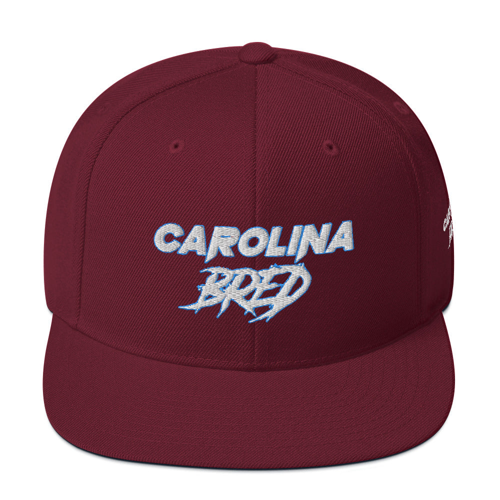 Carolina Bred - White Trim Snapback Hat