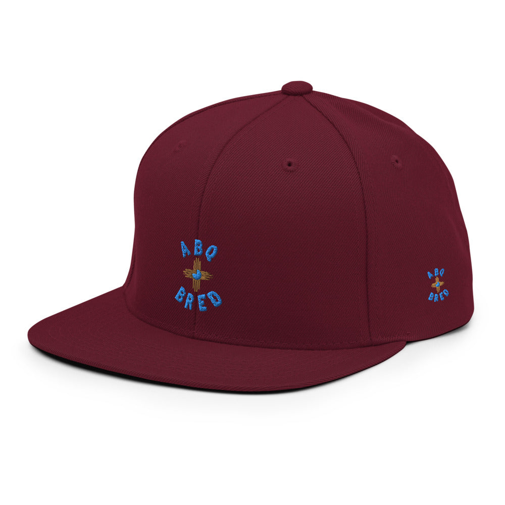 ABQ Bred - Blue Gold Snapback Hat *