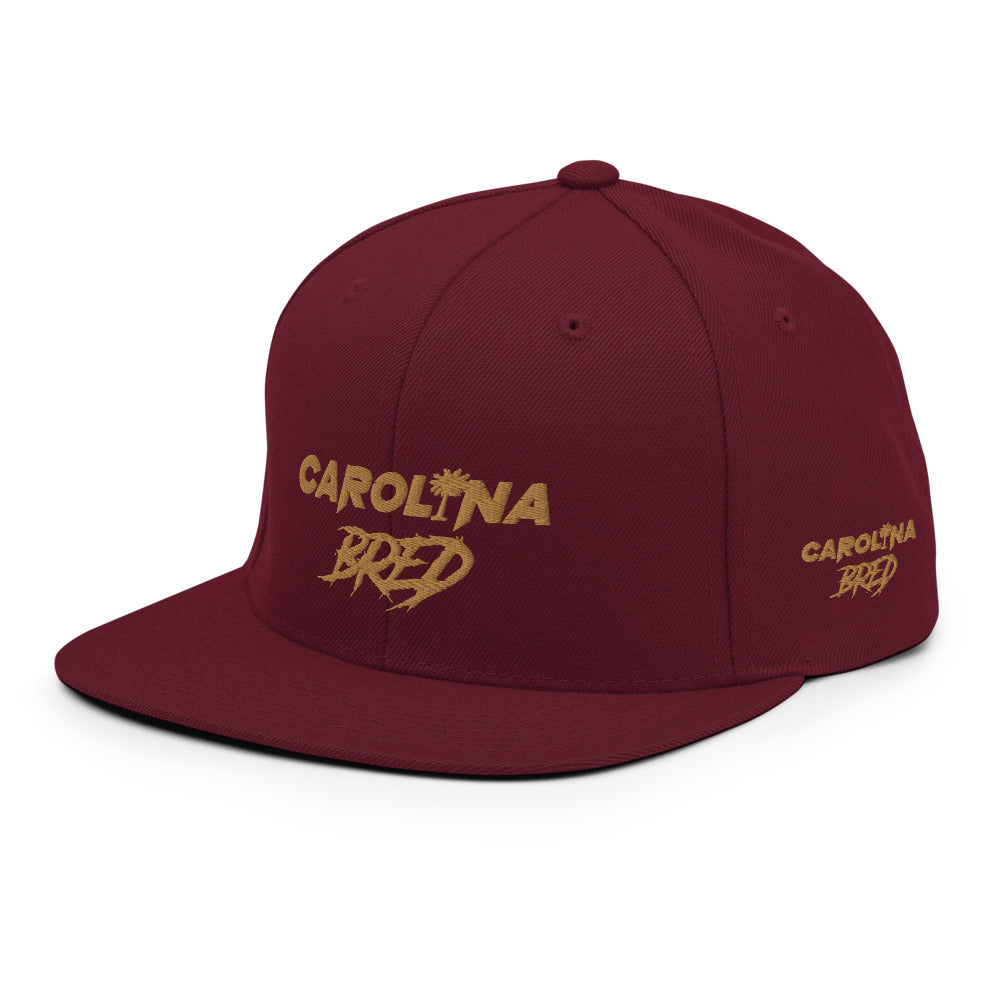 Carolina Bred - Gold Trim Snapback Hat *