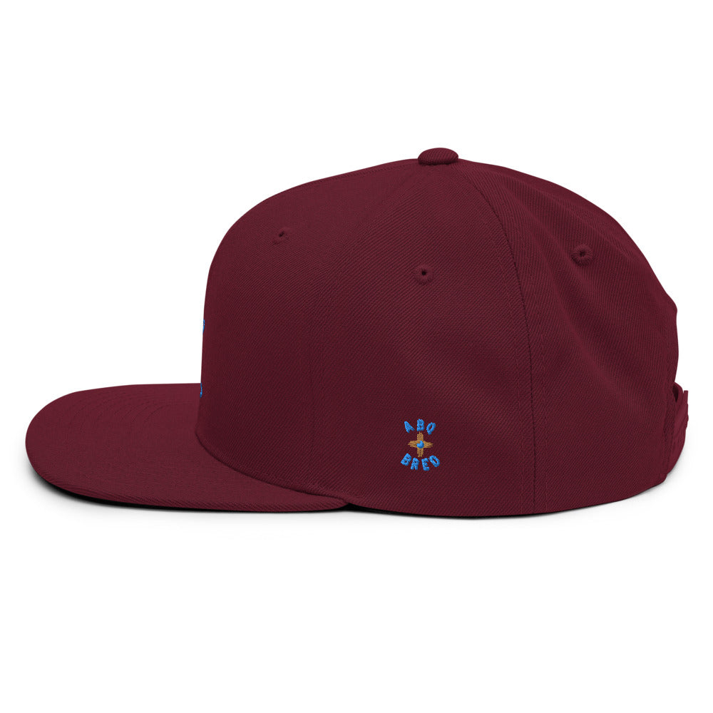 ABQ Bred - Blue Gold Snapback Hat *