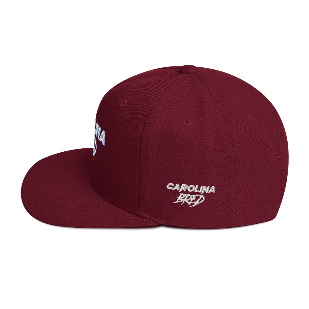 Carolina Bred - White Trim Snapback Hat
