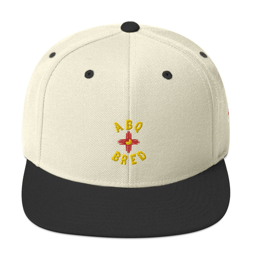 ABQ Bred - Yellow Red Snapback Hat