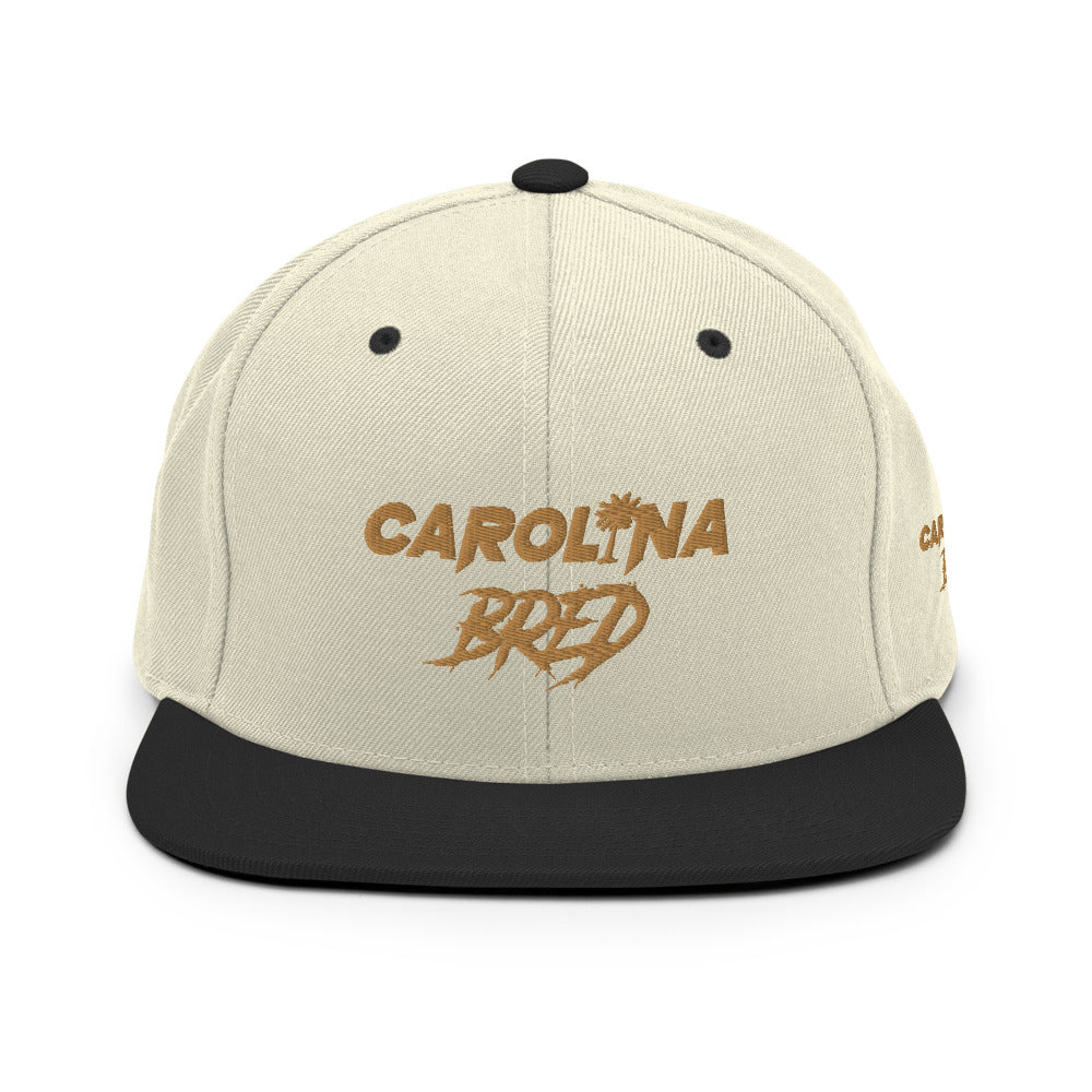 Carolina Bred - Gold Trim Snapback Hat *