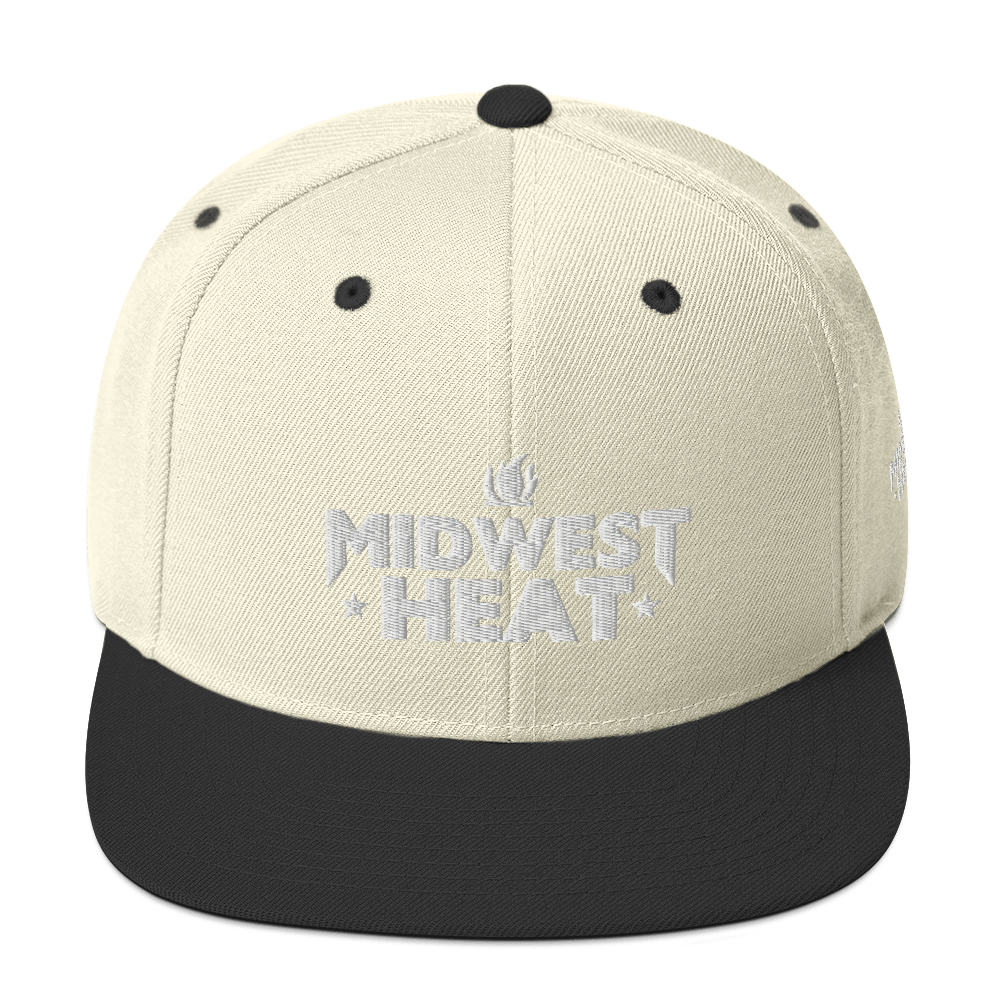 Midwest Heat White Stitch - Snapback Hat
