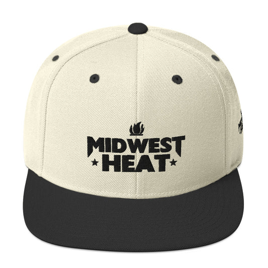 Midwest Heat - Black Stitch Snapback Hat