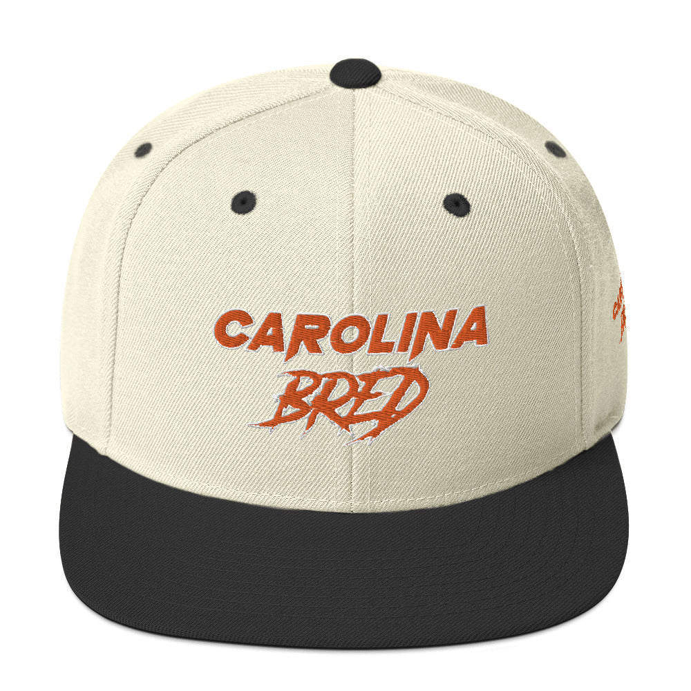 Carolina Bred - Orange Trim Snapback Hat