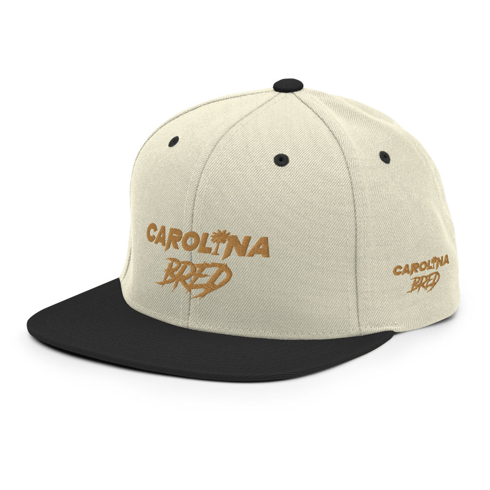 Carolina Bred - Gold Trim Snapback Hat *