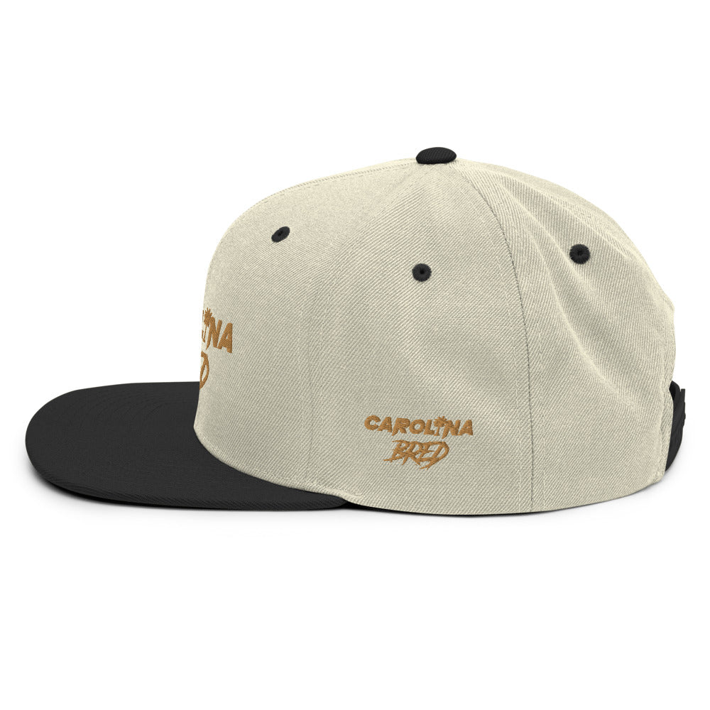 Carolina Bred - Gold Trim Snapback Hat *