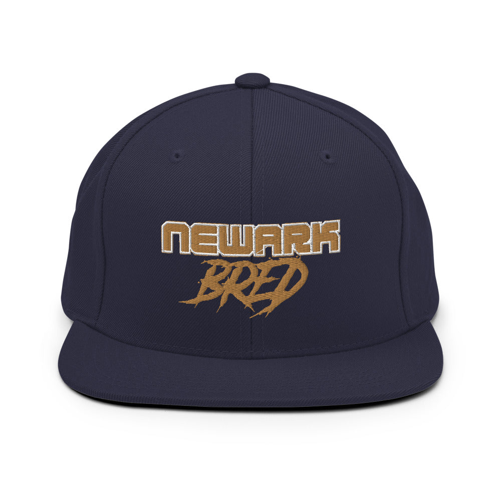 Newark Bred Snapback Hat Gold