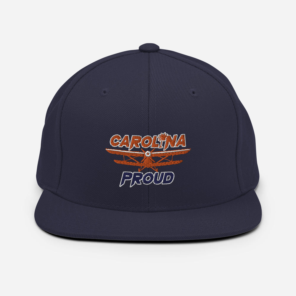 Carolina Proud Orange/Blue Snapback Hat