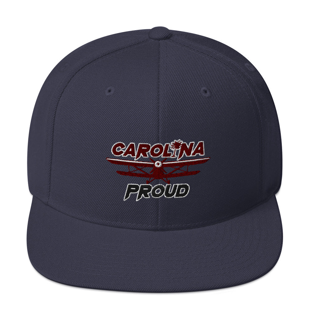 Carolina Proud Burgundy/Black Snapback Hat