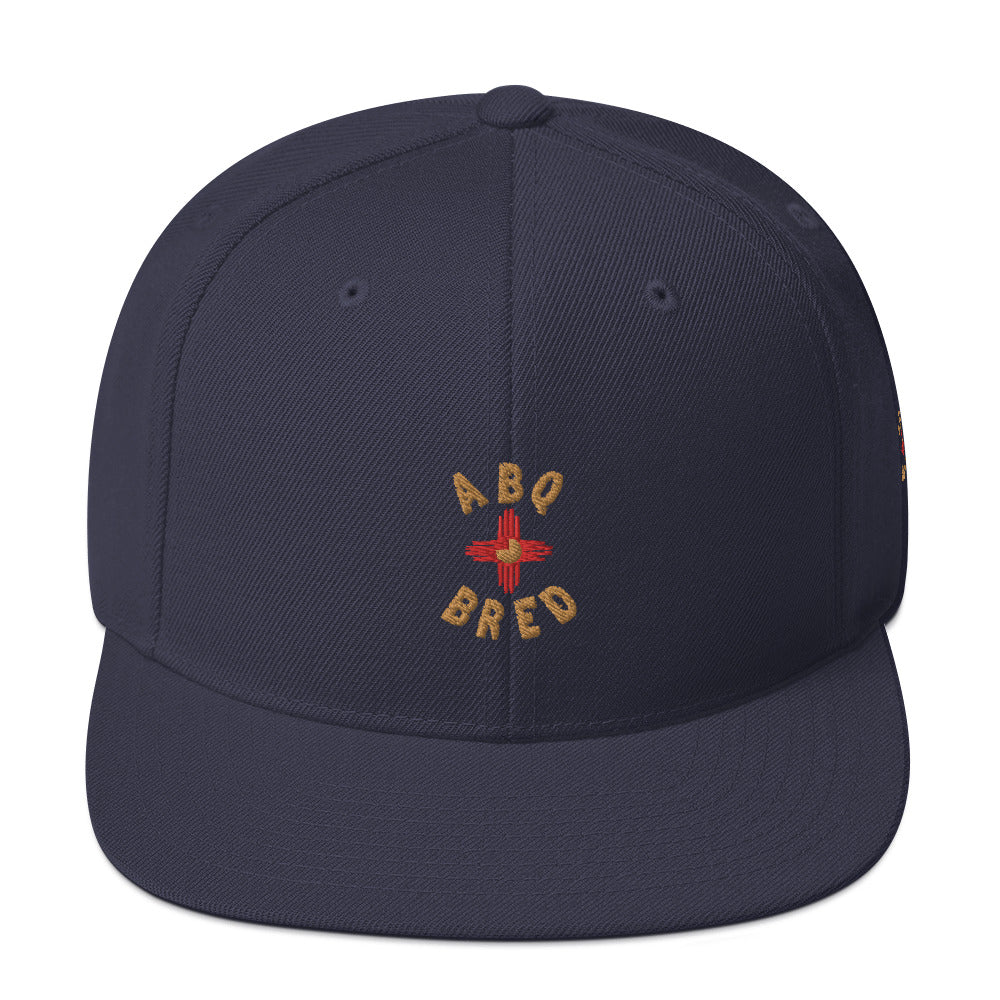 ABQ Bred - Gold Red Snapback Hat