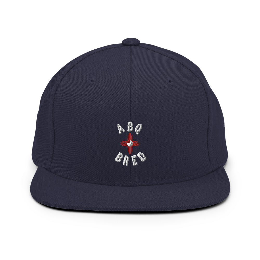 ABQ Bred - White Red Snapback Hat