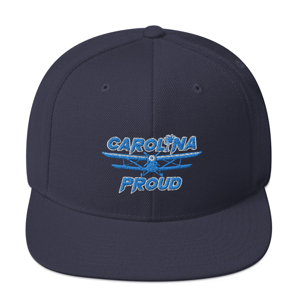 Carolina Proud Blue Stitch Snapback Hat