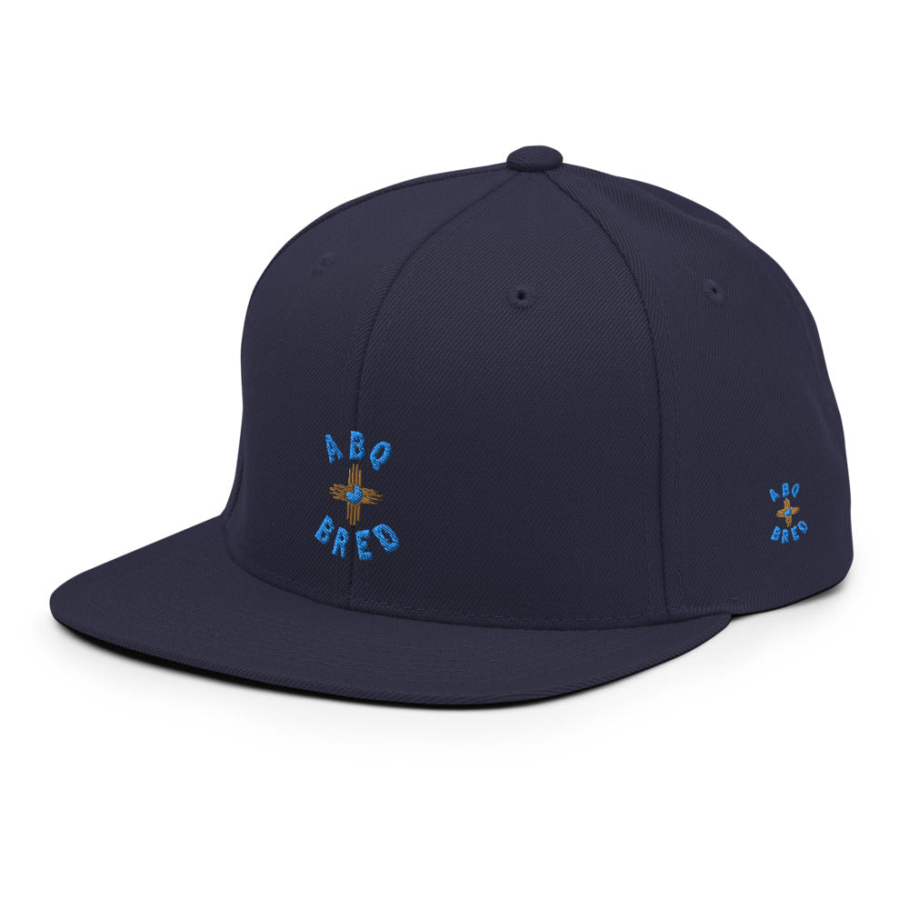 ABQ Bred - Blue Gold Snapback Hat *