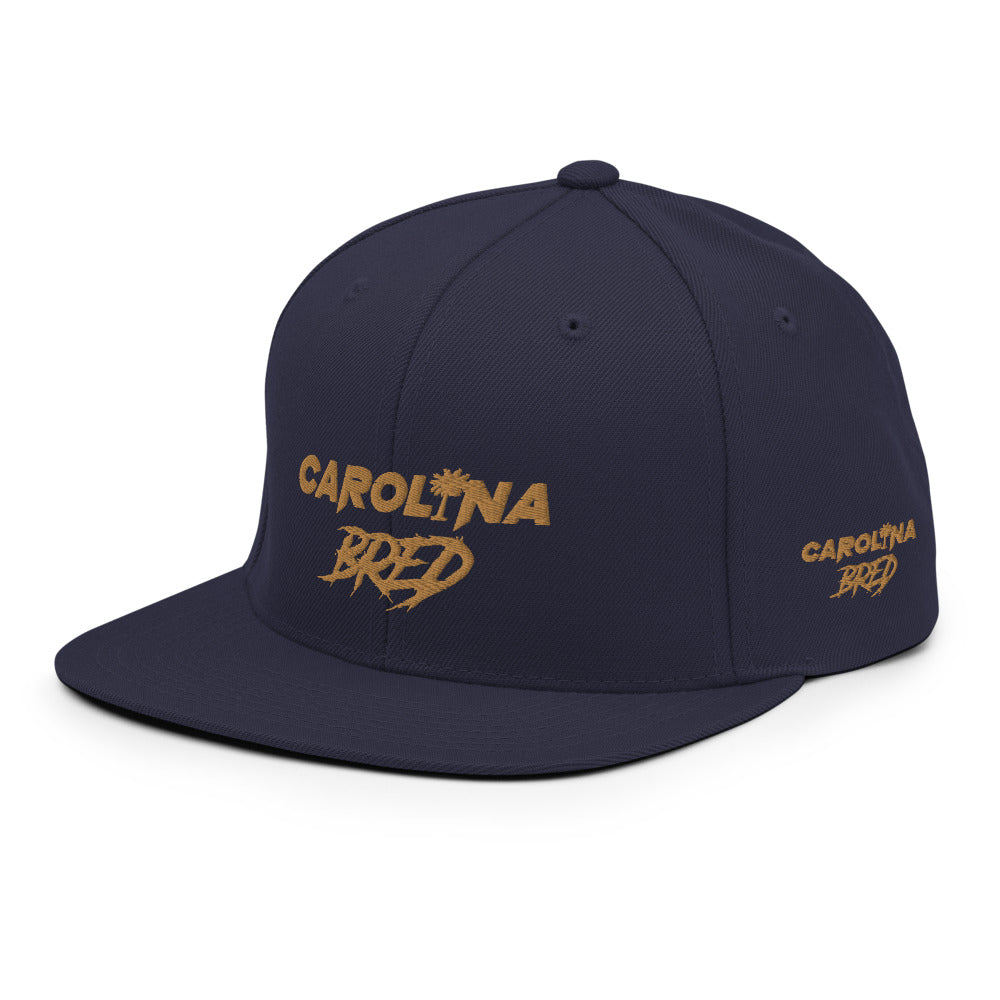 Carolina Bred - Gold Trim Snapback Hat *