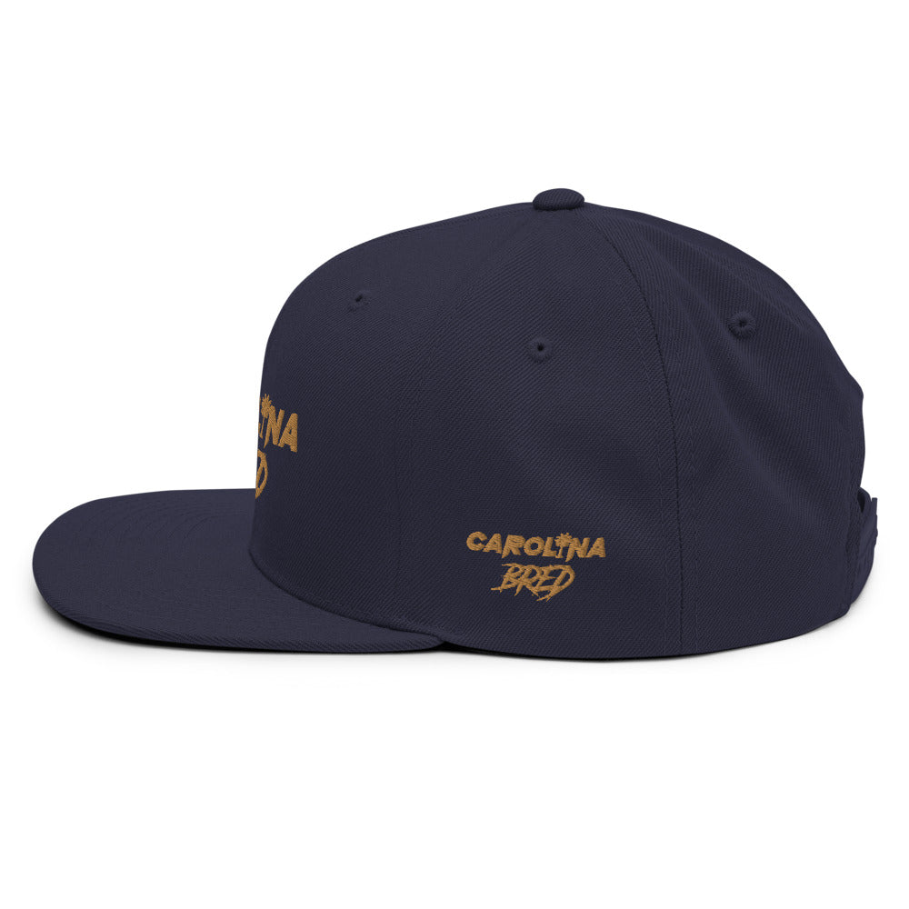 Carolina Bred - Gold Trim Snapback Hat *