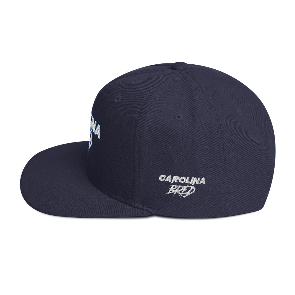 Carolina Bred - White Trim Snapback Hat