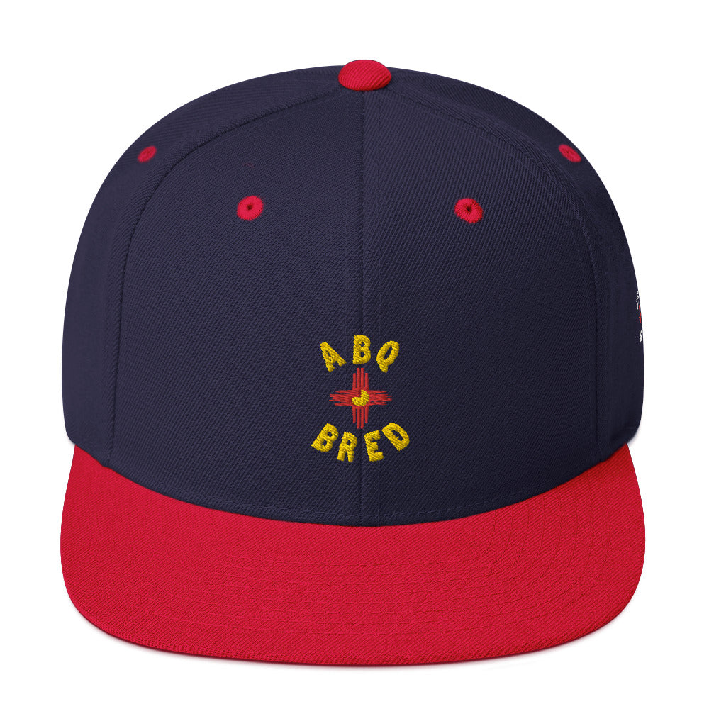 ABQ Bred - Yellow Red Snapback Hat