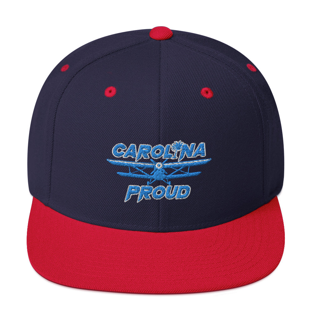 Carolina Proud Blue Stitch Snapback Hat