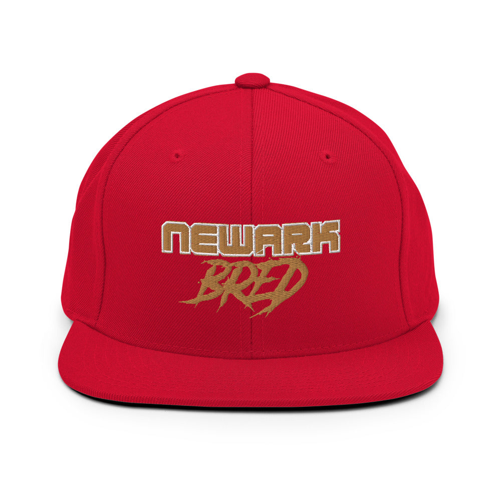 Newark Bred Snapback Hat Gold