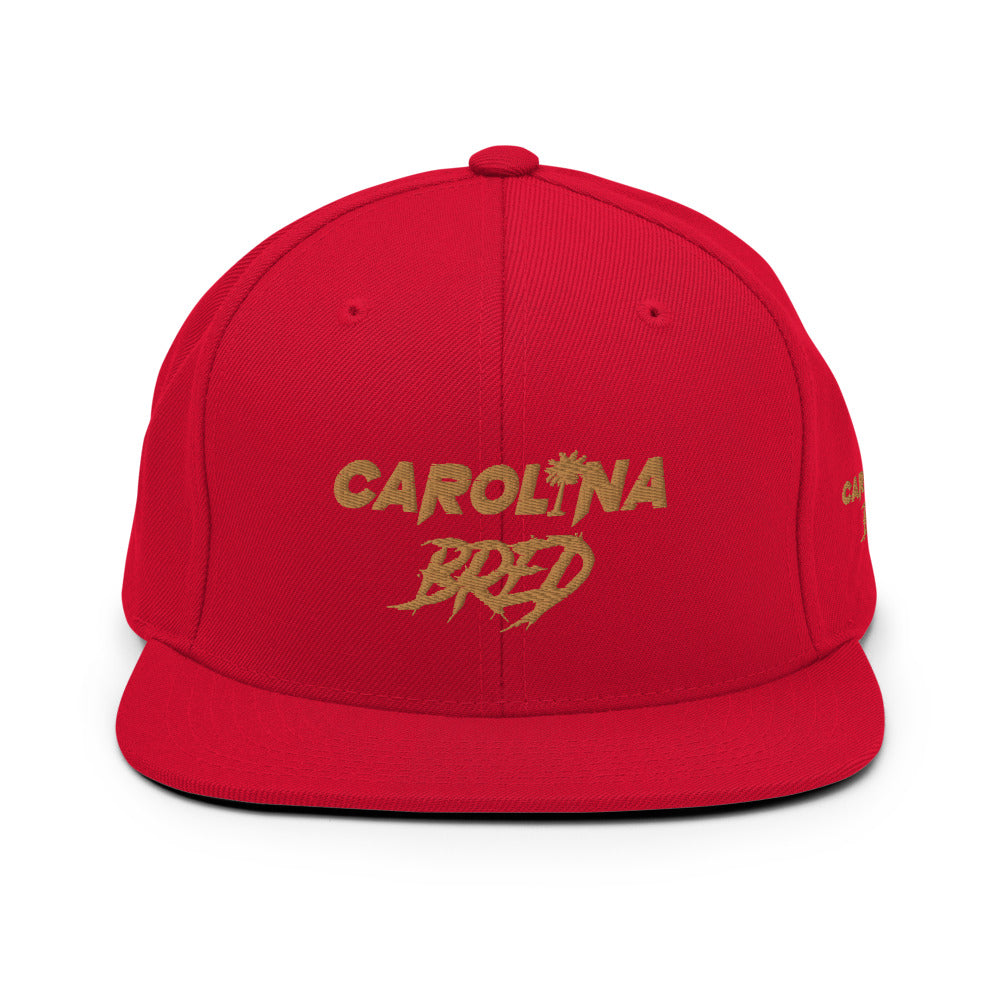 Carolina Bred - Gold Trim Snapback Hat *