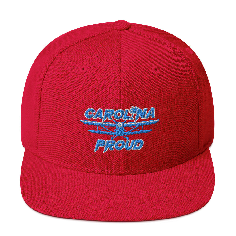 Carolina Proud Blue Stitch Snapback Hat
