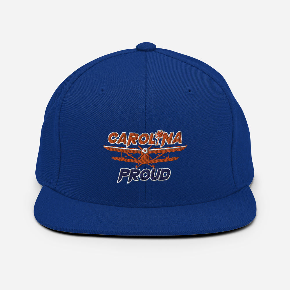 Carolina Proud Orange/Blue Snapback Hat
