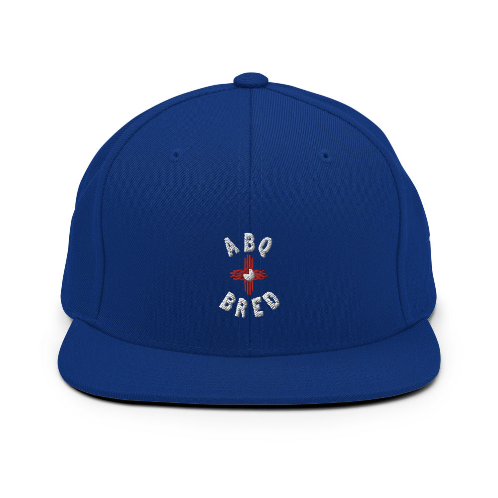 ABQ Bred - White Red Snapback Hat