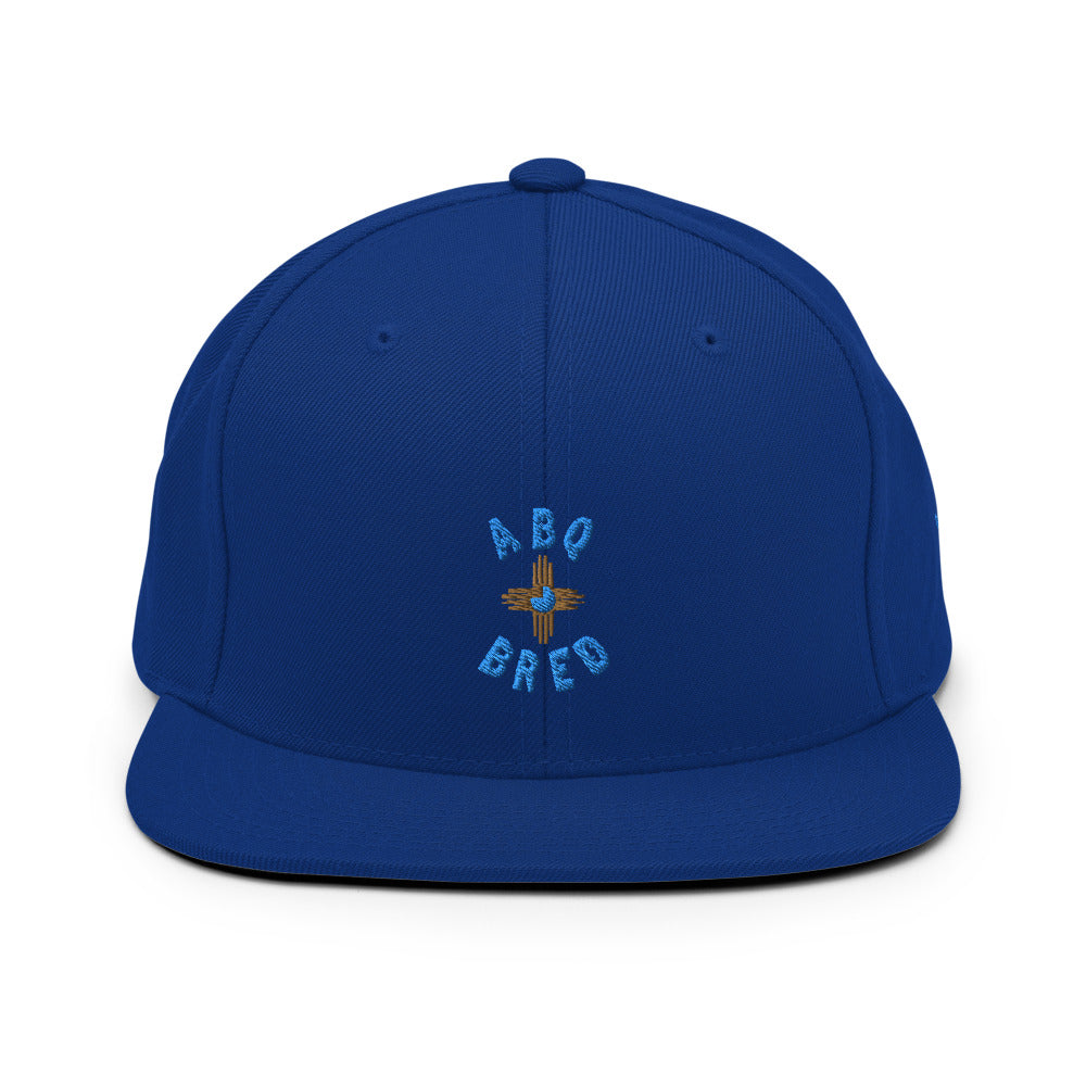 ABQ Bred - Blue Gold Snapback Hat *