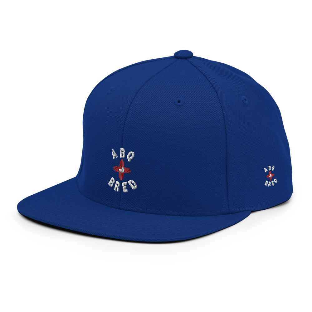 ABQ Bred - White Red Snapback Hat