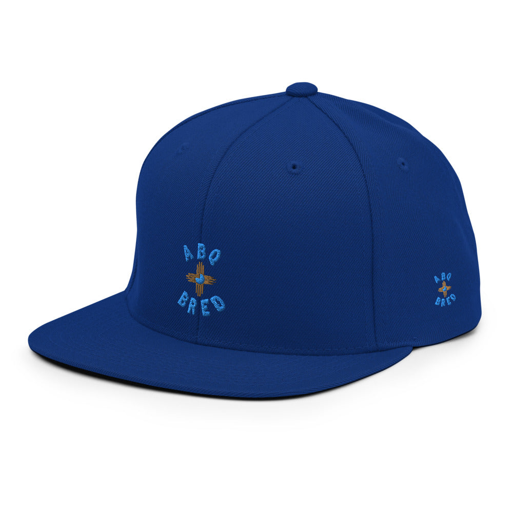 ABQ Bred - Blue Gold Snapback Hat *