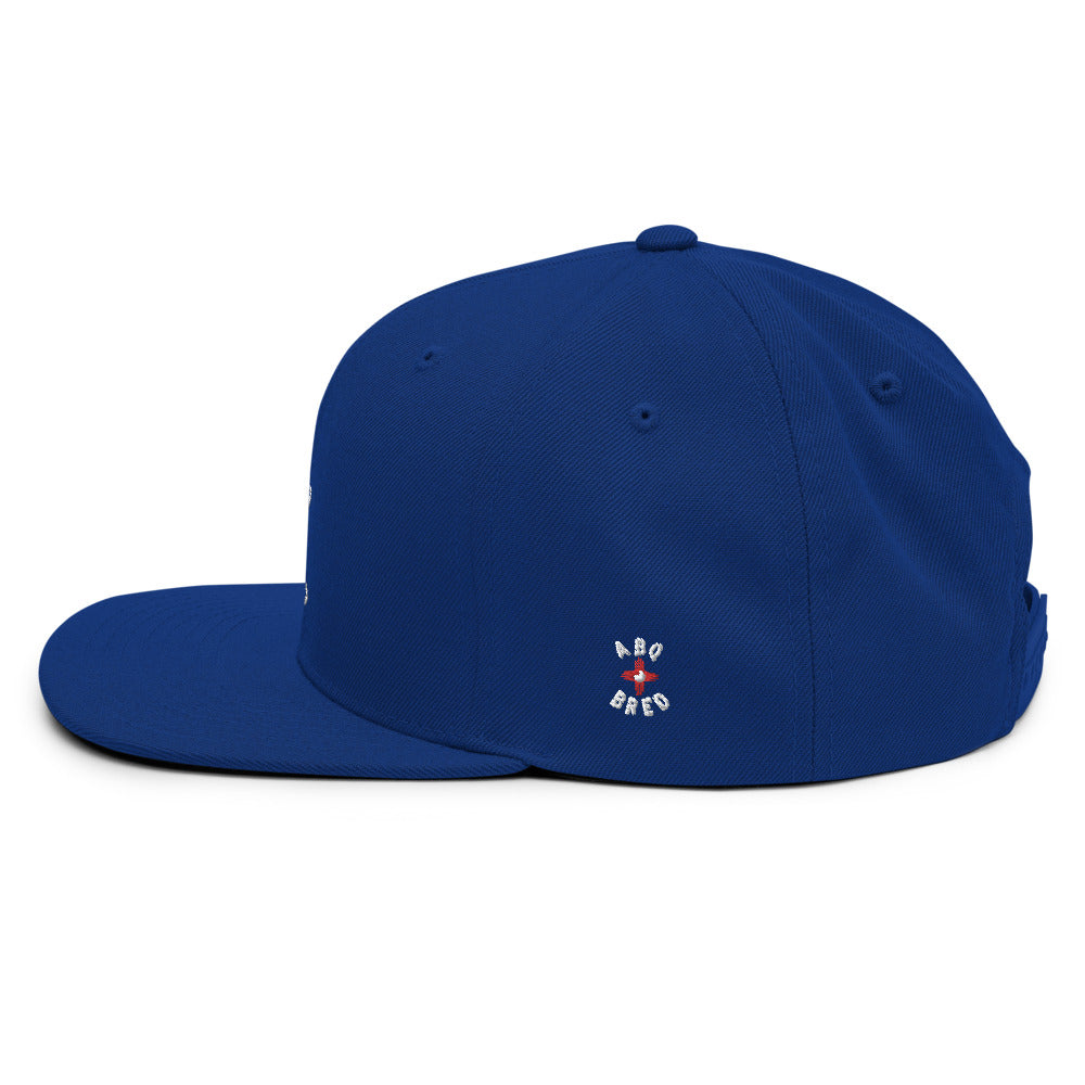 ABQ Bred - White Red Snapback Hat