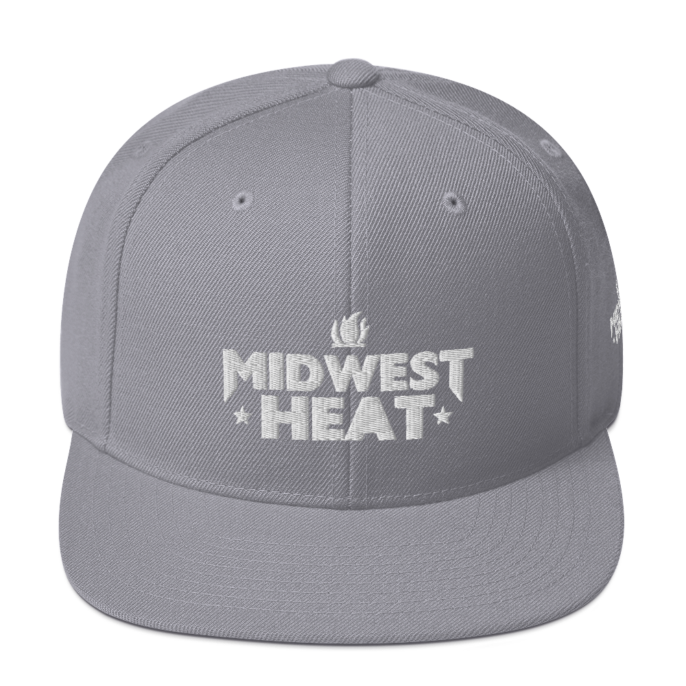 Midwest Heat White Stitch - Snapback Hat