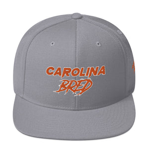 Open image in slideshow, Carolina Bred - Orange Trim Snapback Hat
