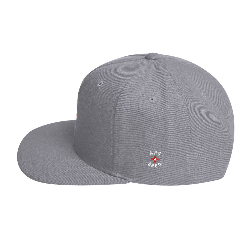 ABQ Bred - Yellow Red Snapback Hat