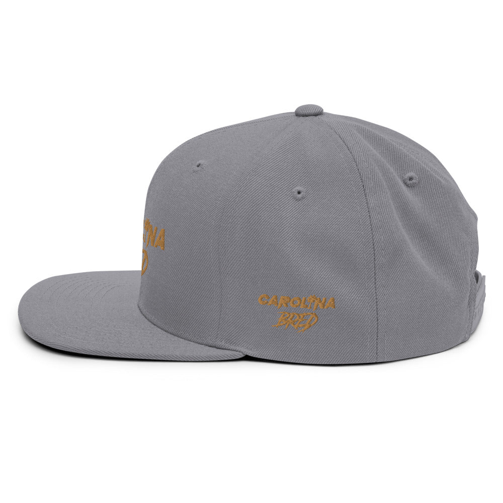 Carolina Bred - Gold Trim Snapback Hat *