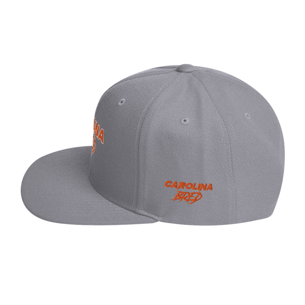 Carolina Bred - Orange Trim Snapback Hat