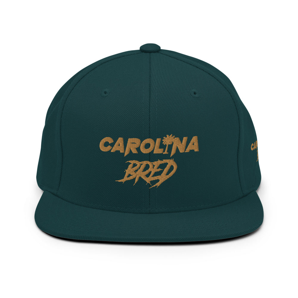 Carolina Bred - Gold Trim Snapback Hat *
