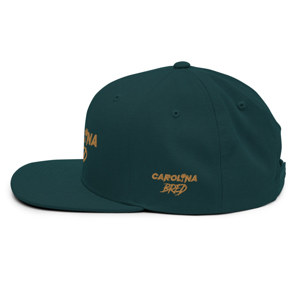 Carolina Bred - Gold Trim Snapback Hat *