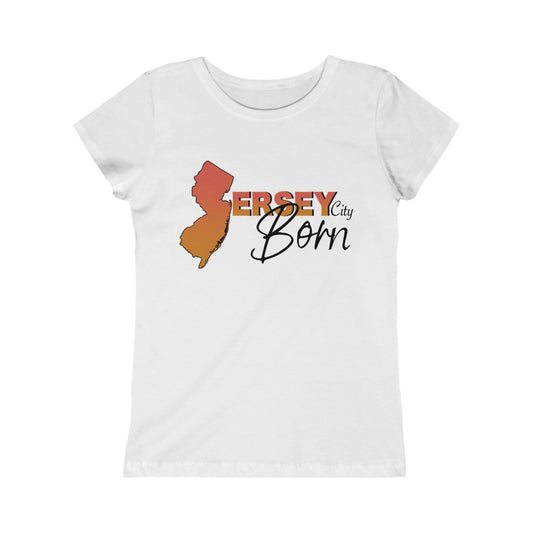 Jersey City Born Brick Black Scheme Girl Princess Tee